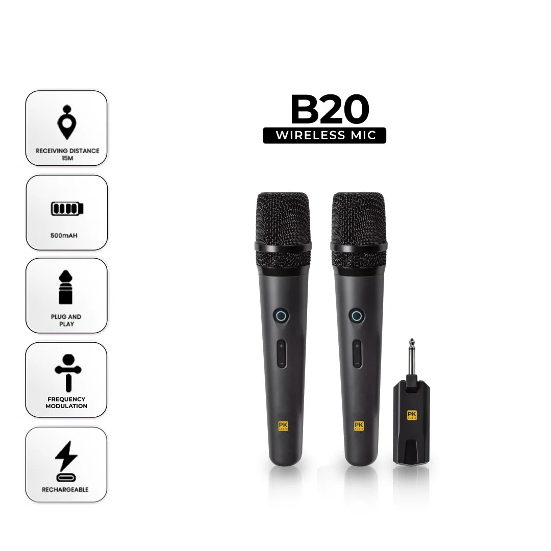 B20 PK-WMT2022 PORTABLE WIRELESS MICROPHONE SYSTEM