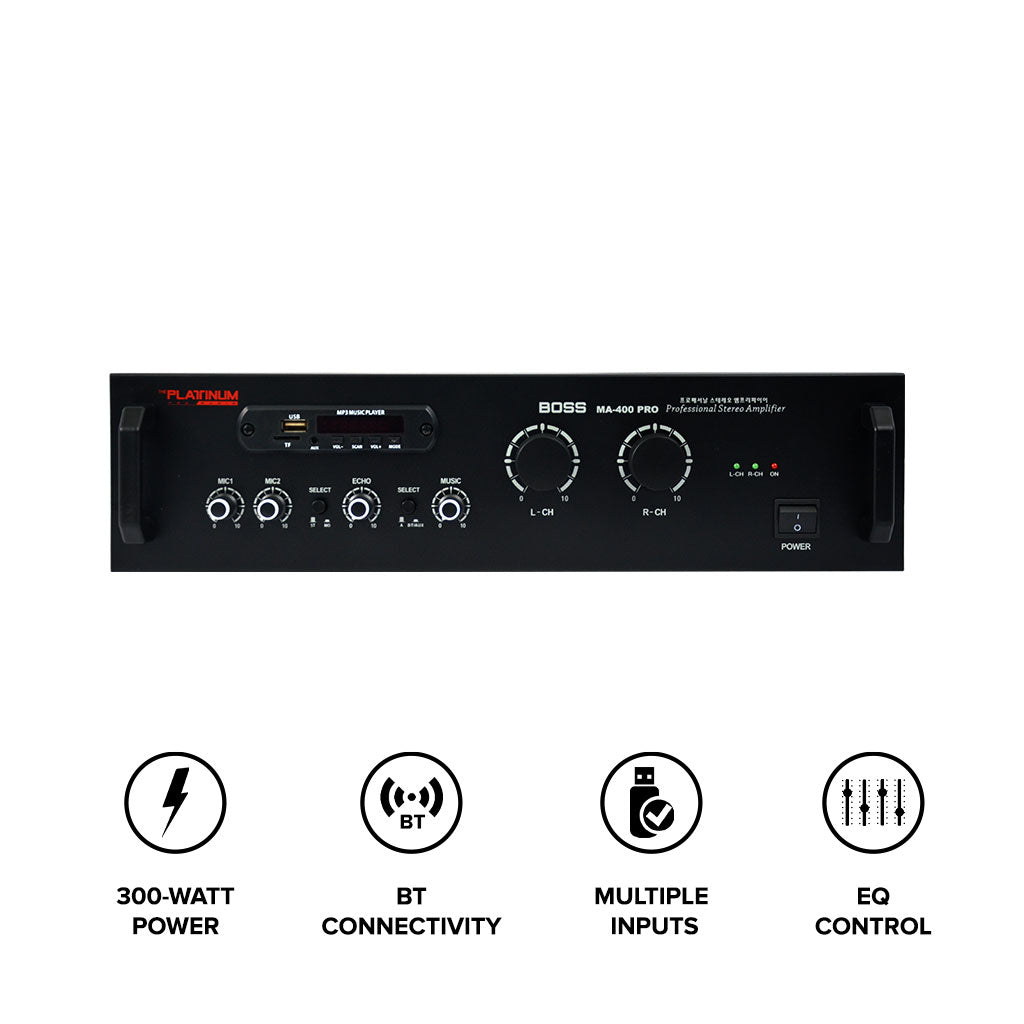 Piano 1.6 + AD-310 PRO + BOSS MA 400 PRO + U40 - Bundle