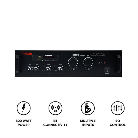 Piano XL SD + AD-310 PRO + BOSS MA 400 PRO - Bundle Rush