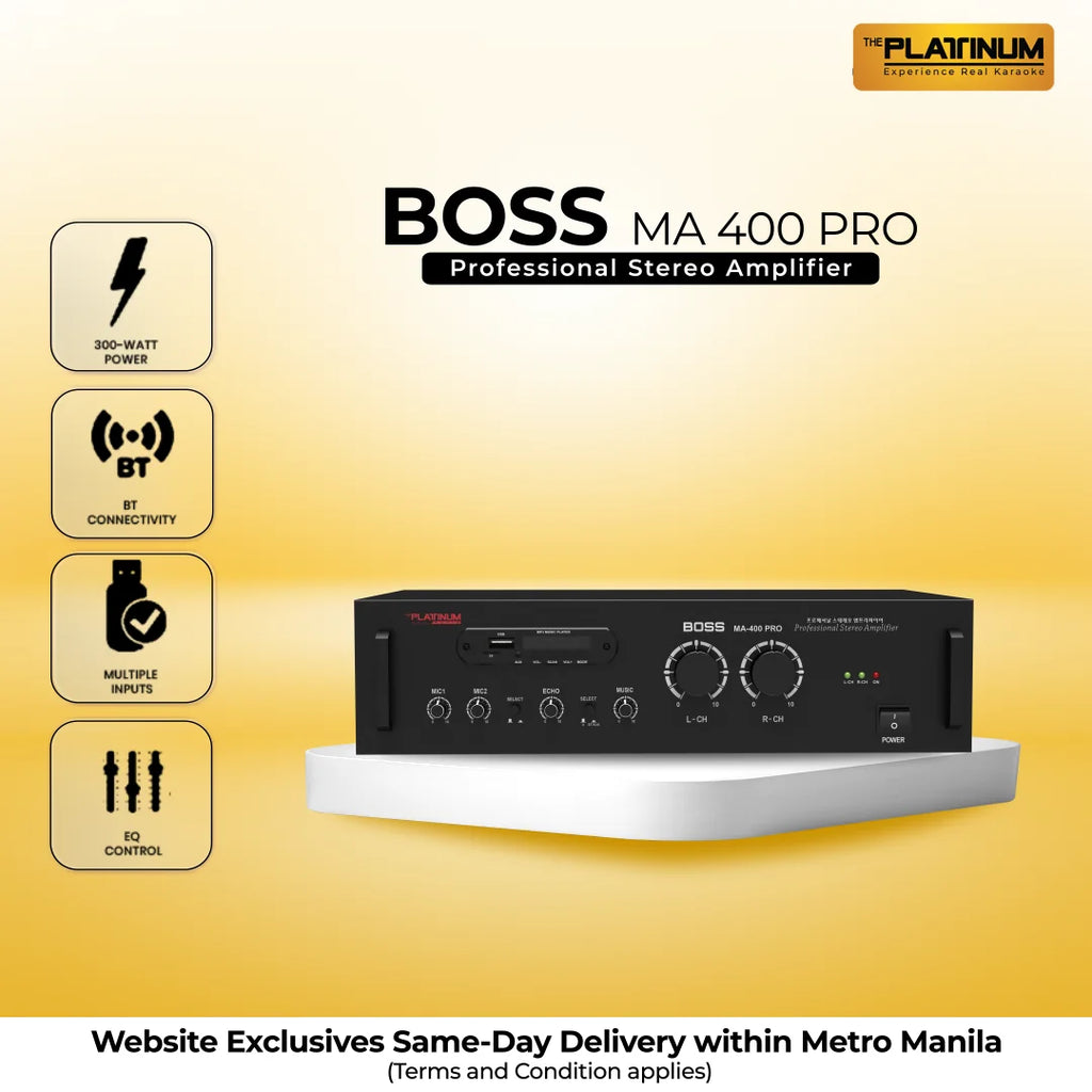 Boss MA-400 Pro Professional Stereo Amplifier