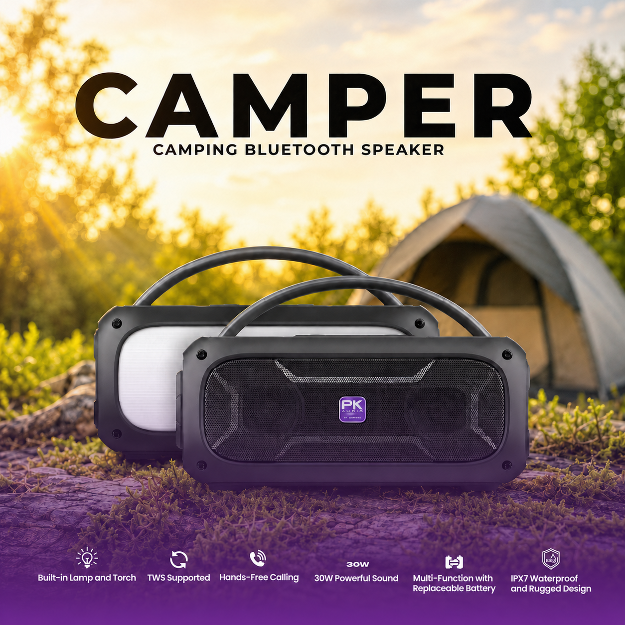 CAMPER Camping Bluetooth Speaker