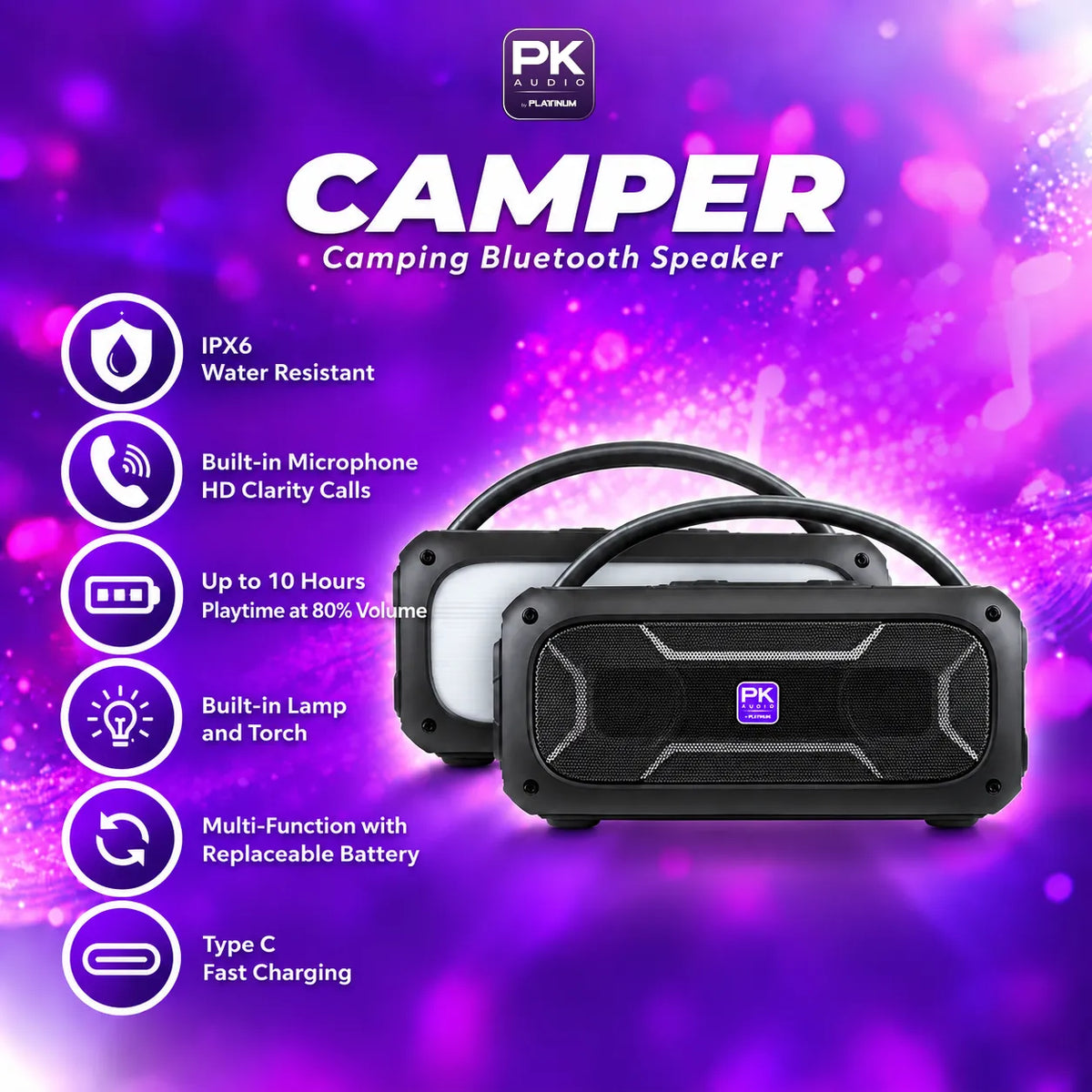 CAMPER Camping Bluetooth Speaker