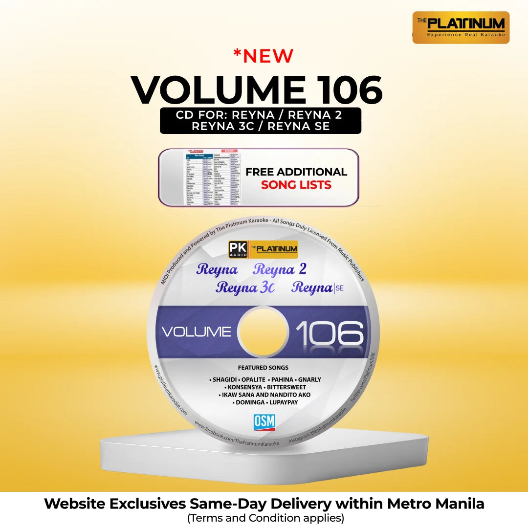 Volume 106 Reyna /2/3C/SE