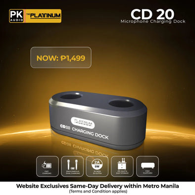 Platinum Karaoke CD20 - Microphone Charging Dock