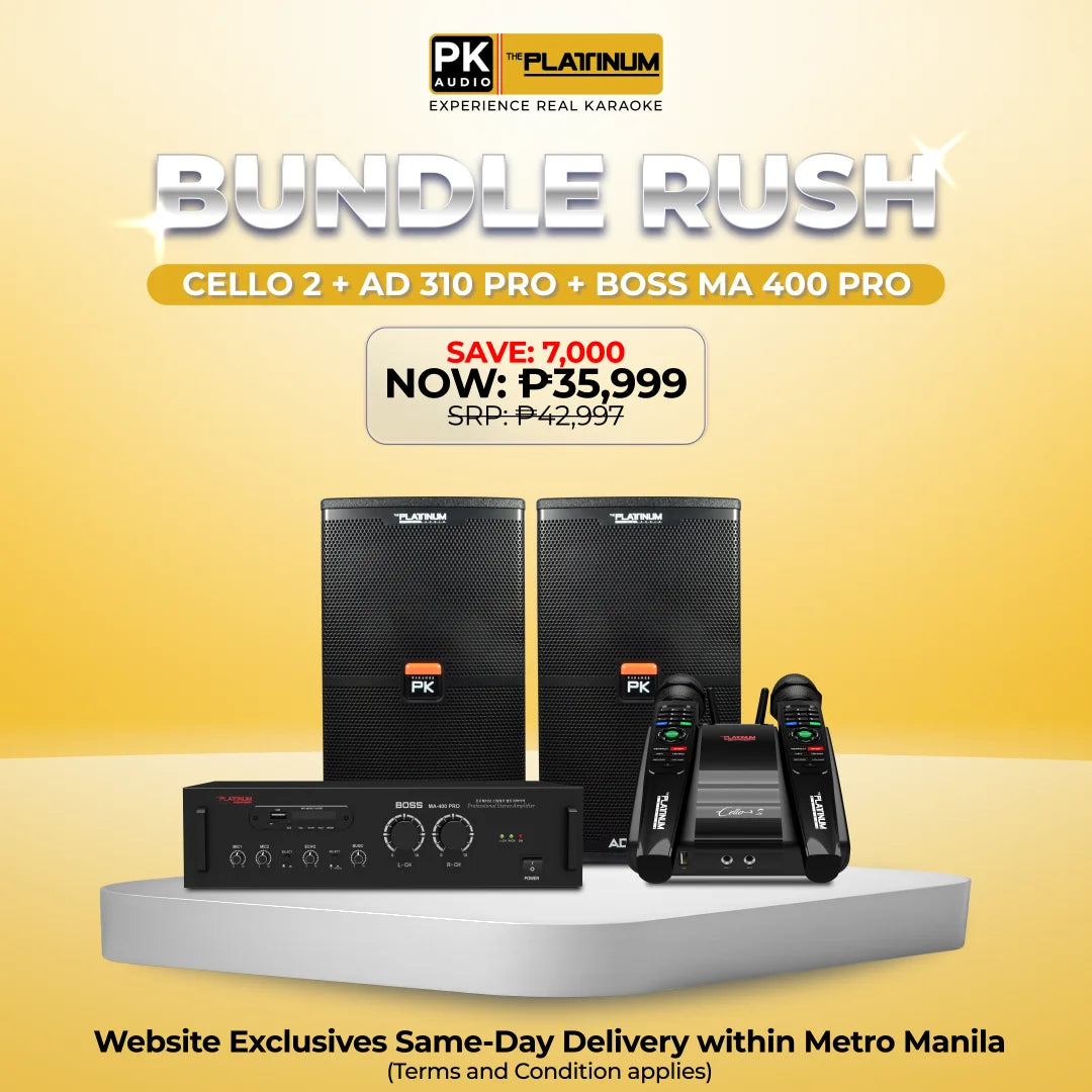 Cello 2 + AD-310 PRO + BOSS MA 400 PRO - Bundle Rush