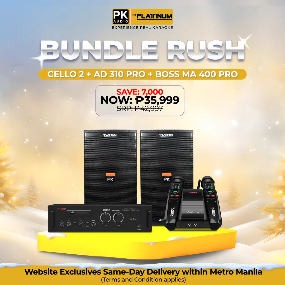 Cello 2 + AD-310 PRO + BOSS MA 400 PRO - Bundle Rush