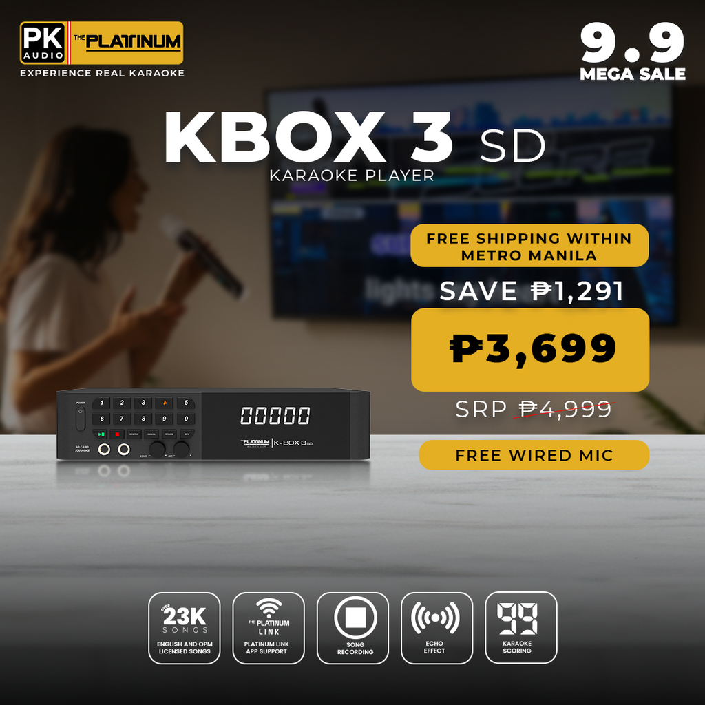 KBox 3 with Free Wired Microphone