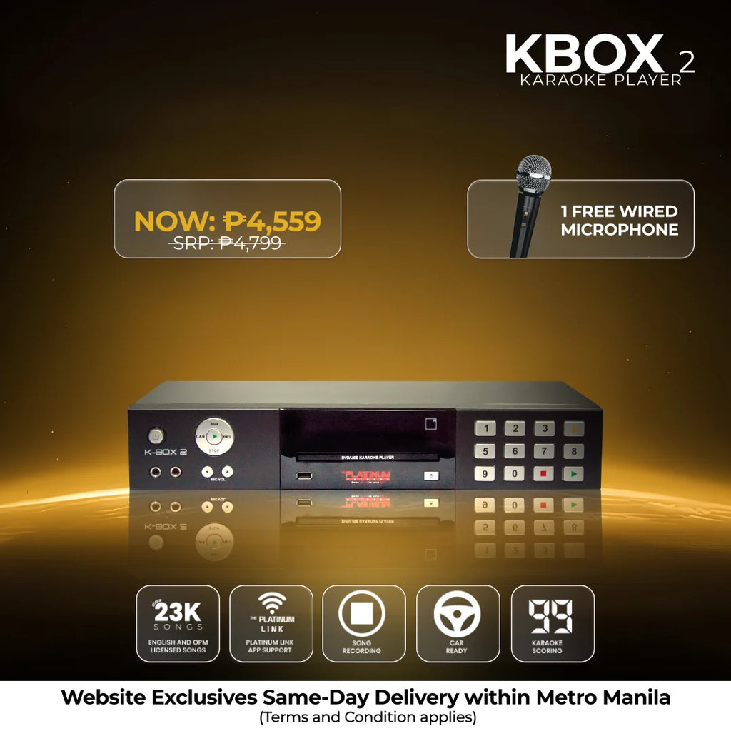 K-Box 2 with Free Wired Microphone