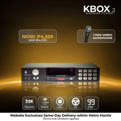 K-Box 2 with Free Wired Microphone