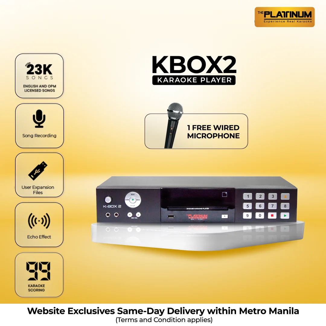 K-Box 2 with Free Wired Microphone