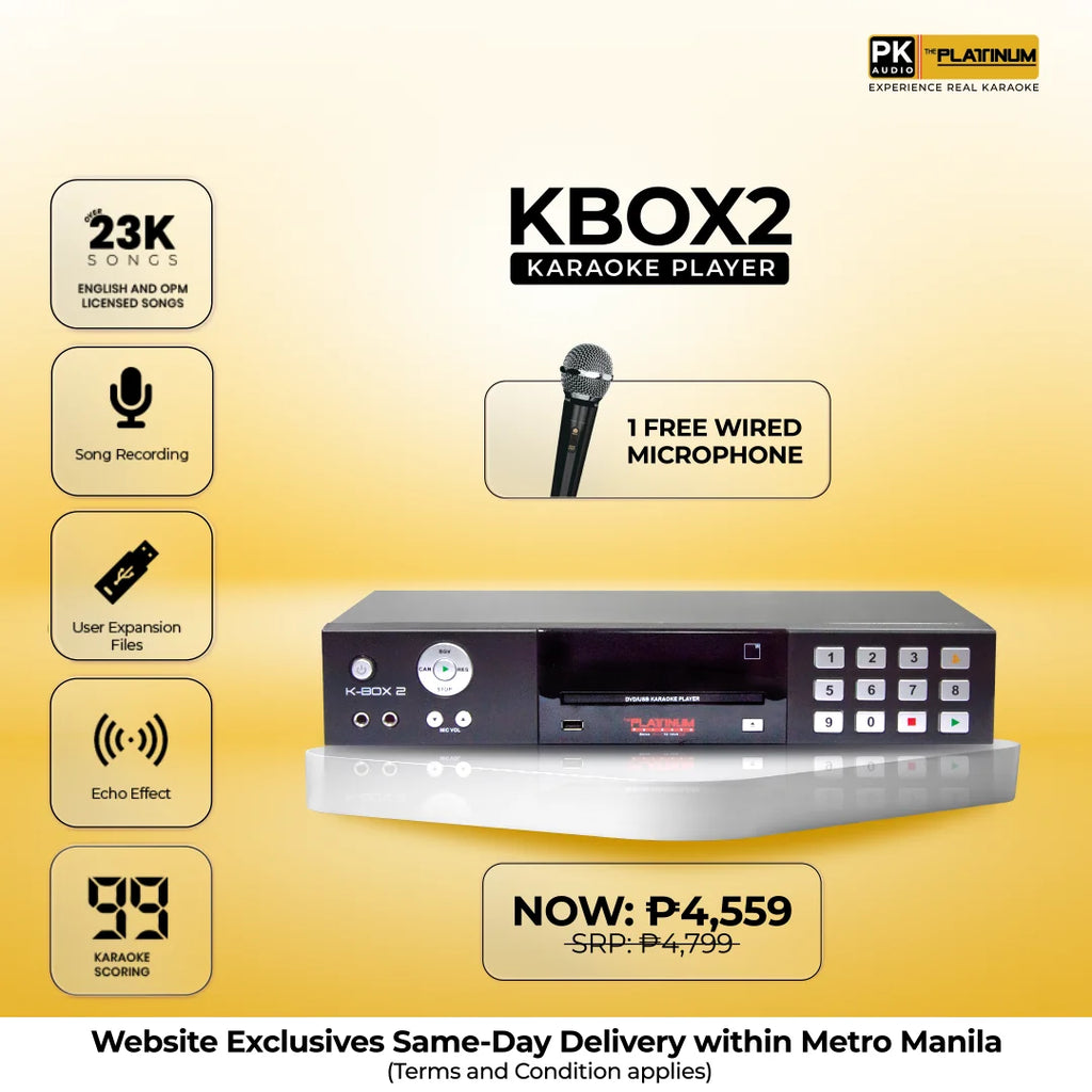 K-Box 2 with Free Wired Microphone