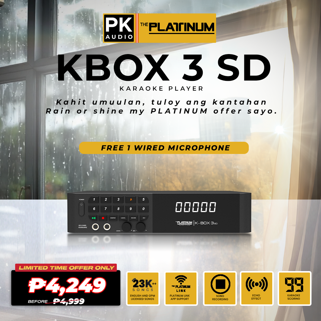 K-Box 3 with Free Wired Microphone