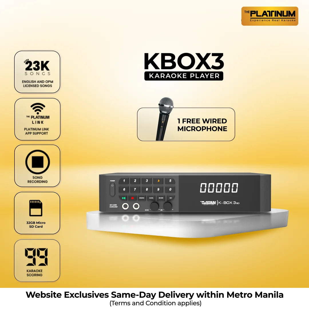 K-Box 3 with Free Wired Microphone
