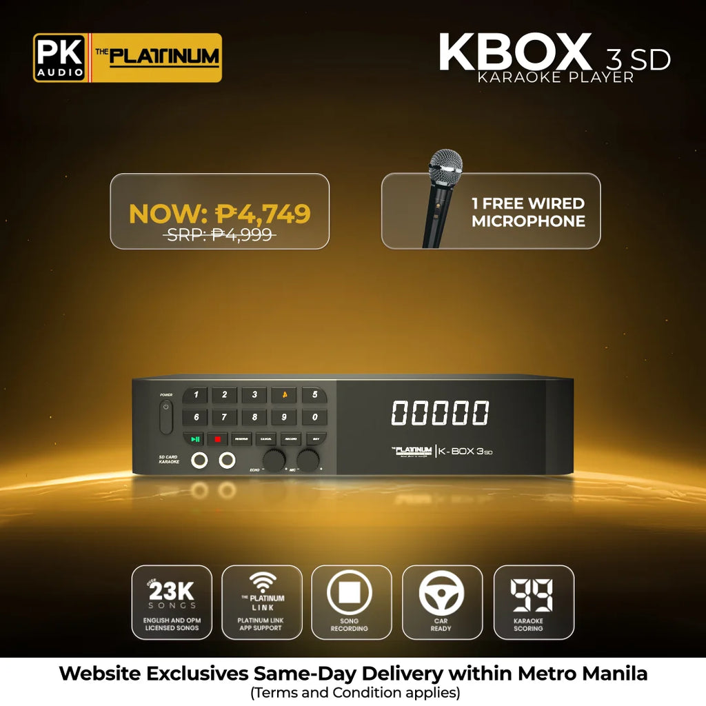 K-Box 3 with Free Wired Microphone