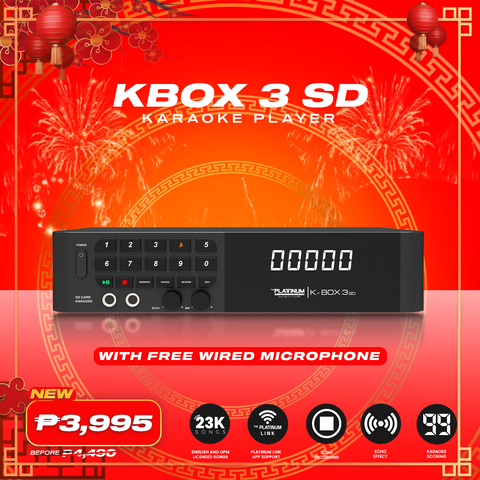 K-Box 3 with Free Wired Microphone