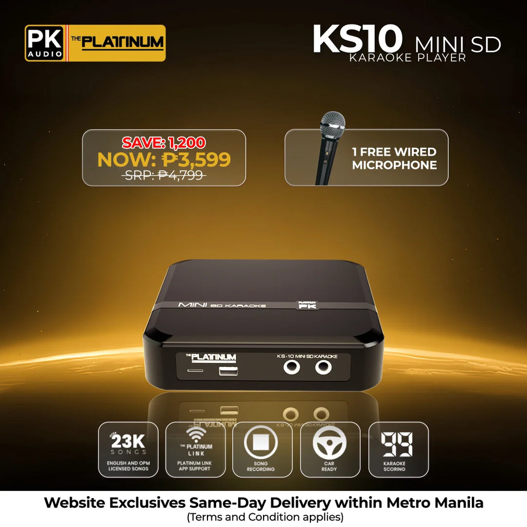 KS-10 Mini SD with Free Wired Microphone