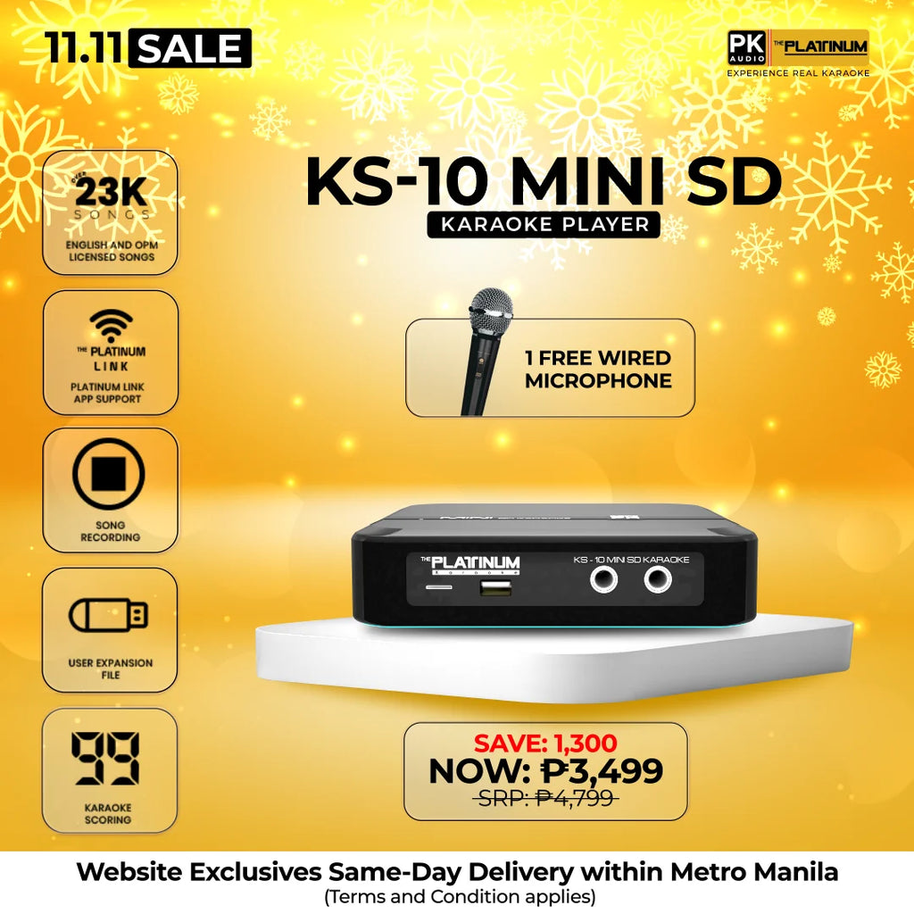 KS10 Mini SD with Free Wired Microphone