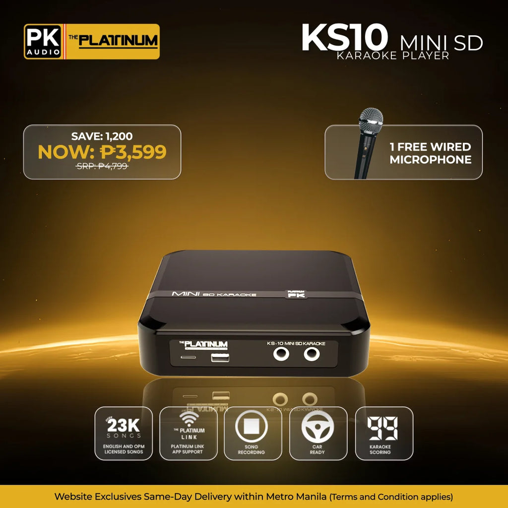 KS-10 Mini SD with Free Wired Microphone