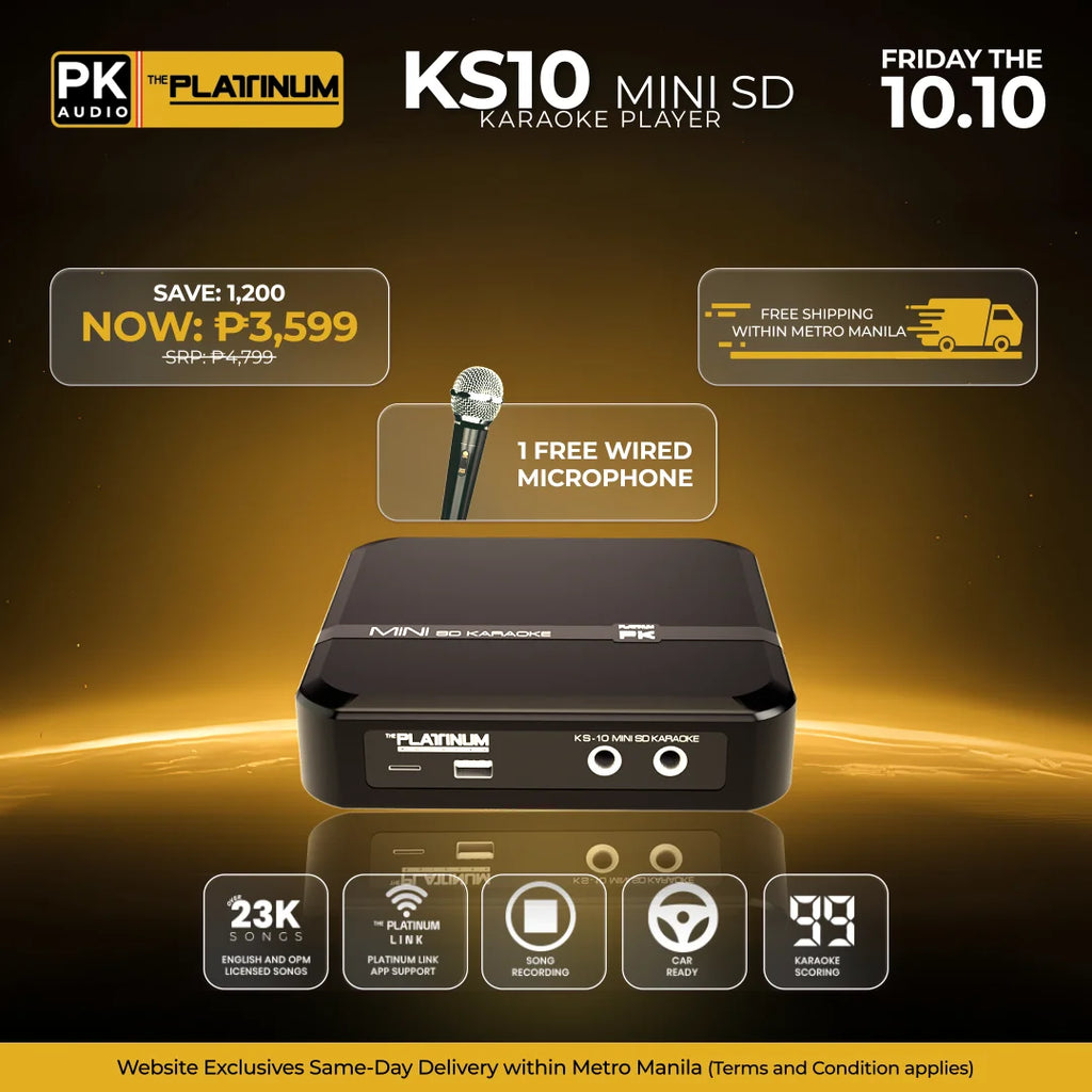 KS10 Mini SD with Free Wired Microphone
