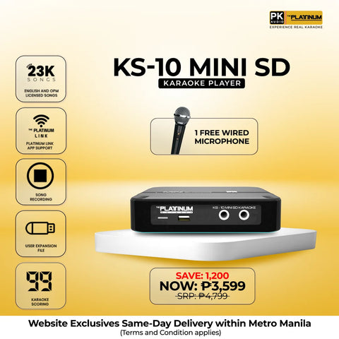 KS-10 Mini SD with Free Wired Microphone