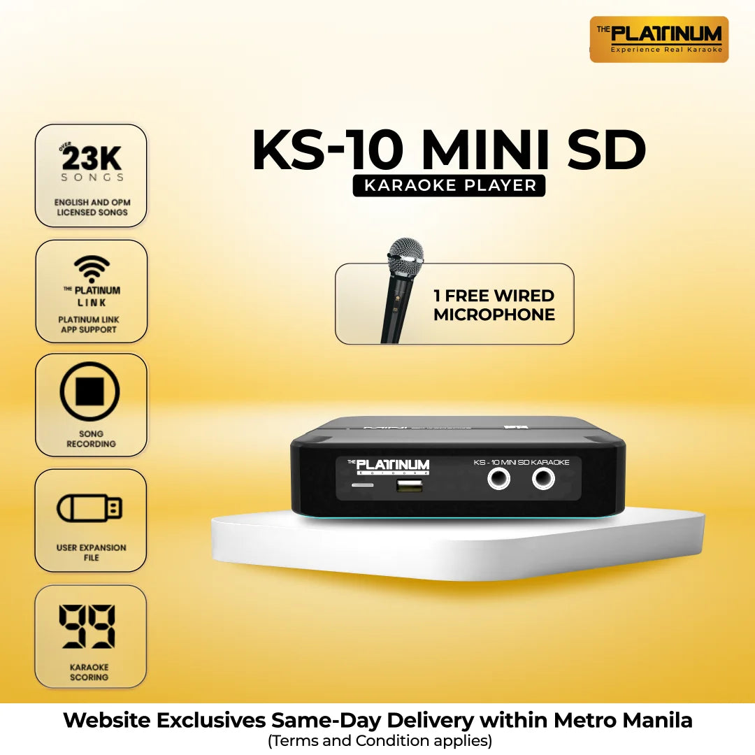 KS-10 Mini SD with Free Wired Microphone