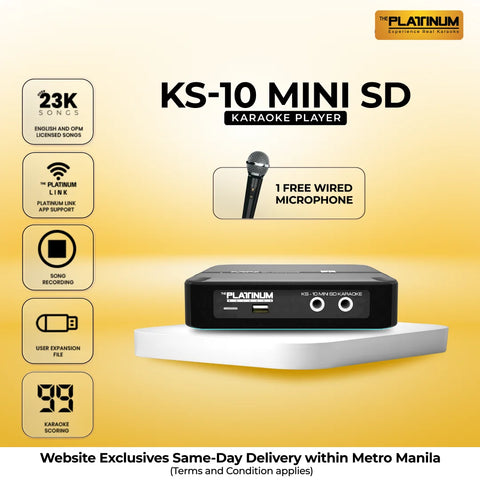 KS-10 Mini SD with Free Wired Microphone