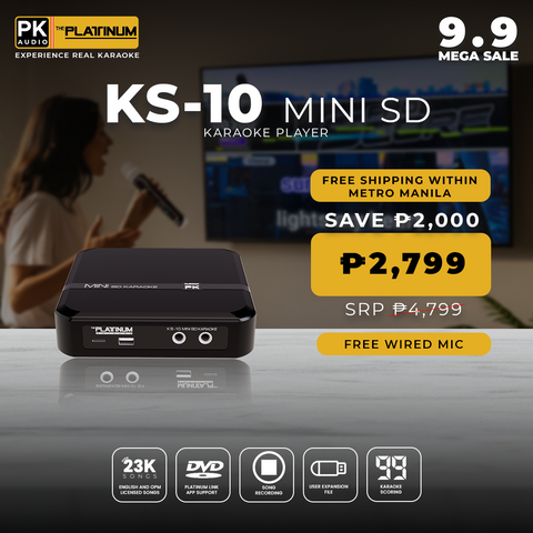 KS10 Mini SD with Free Wired Microphone