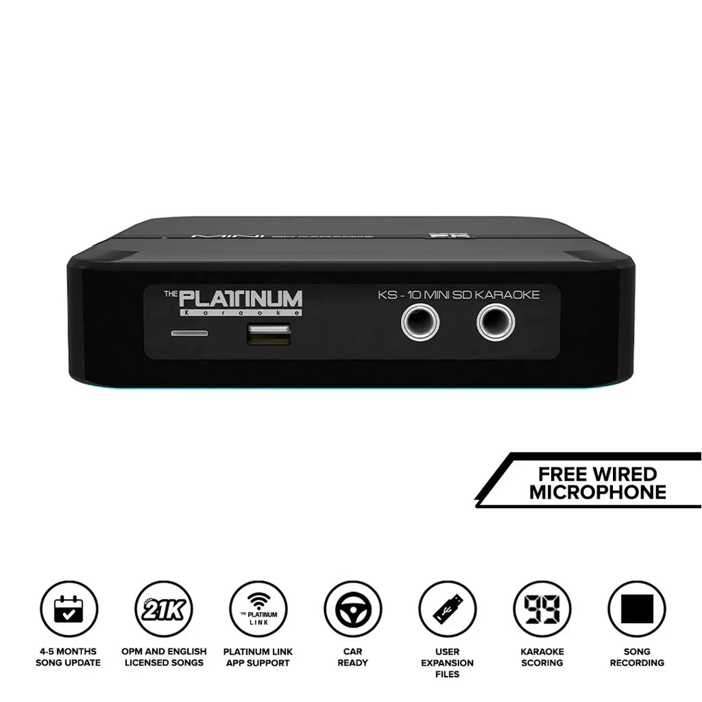 KS-10 Mini SD with Free Wired Microphone