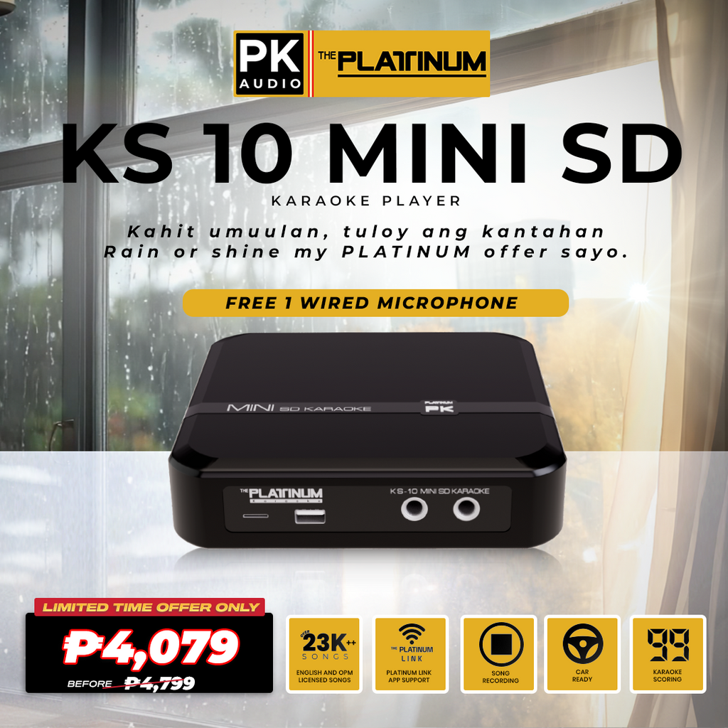 KS-10 Mini SD with Free Wired Microphone