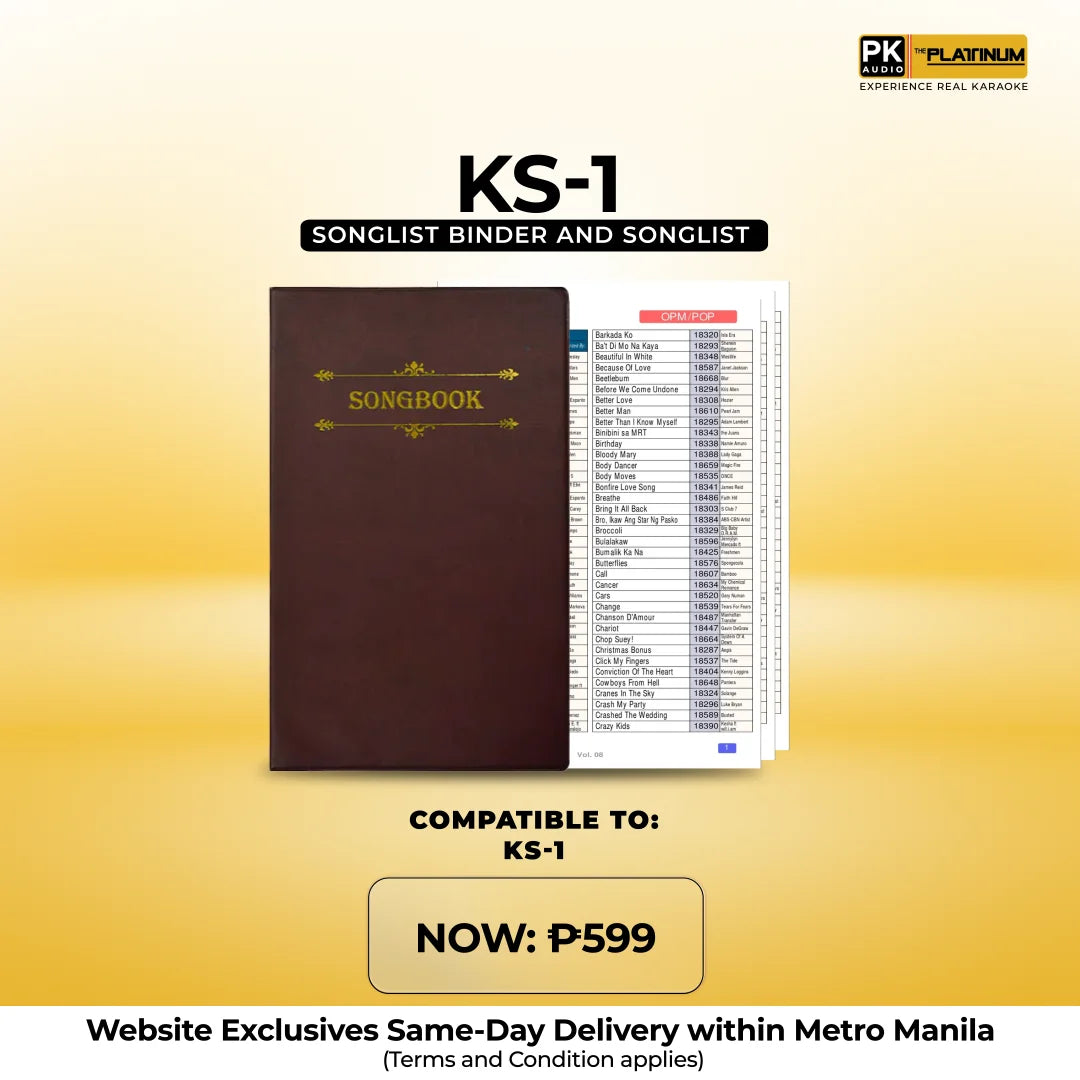 KS-1 Songlist Binder & Songlist