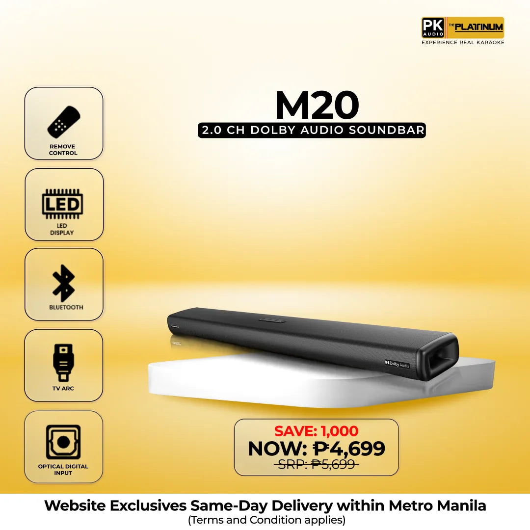 M20 2.0 CH Dolby Audio Soundbar