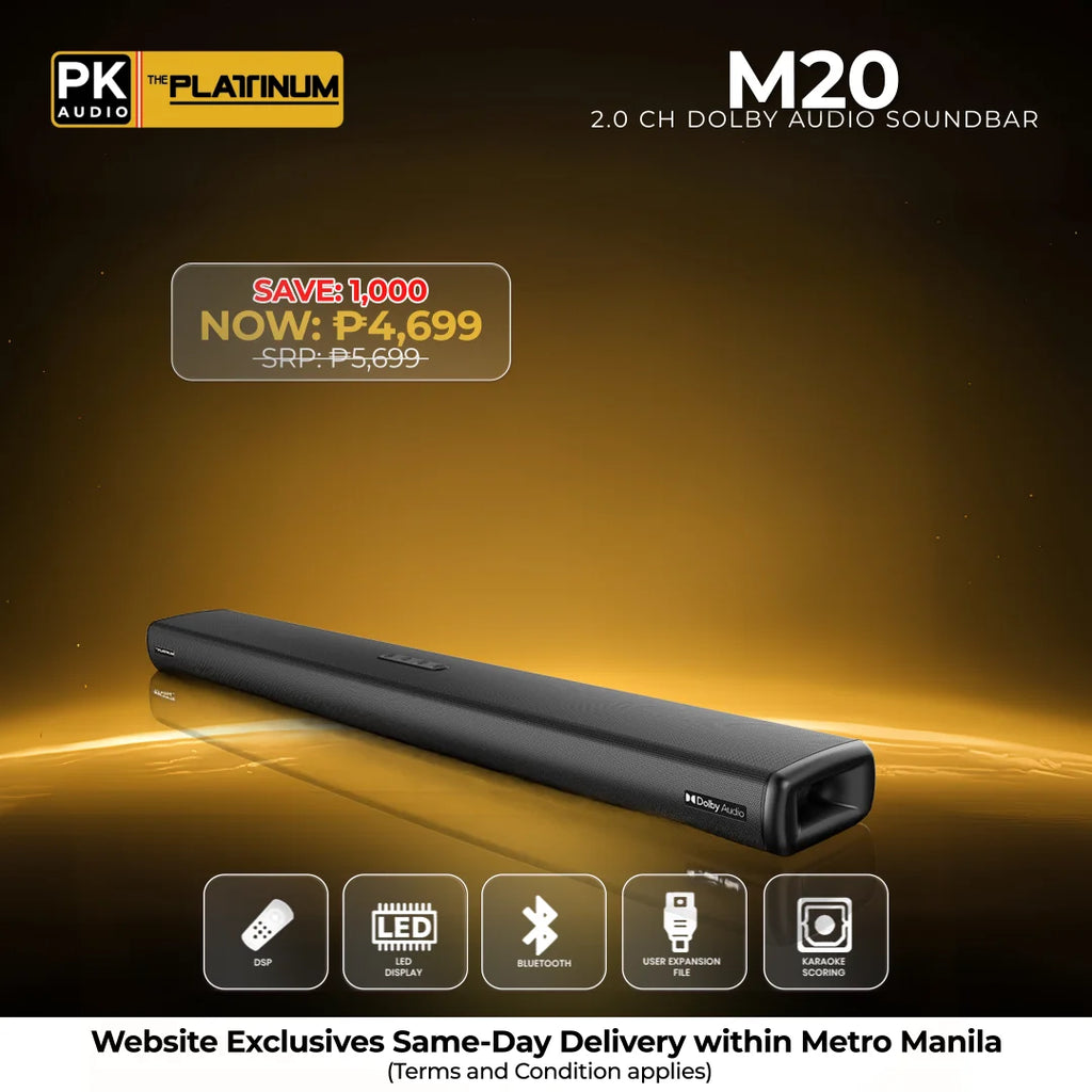 M20 2.0 CH Dolby Audio Soundbar