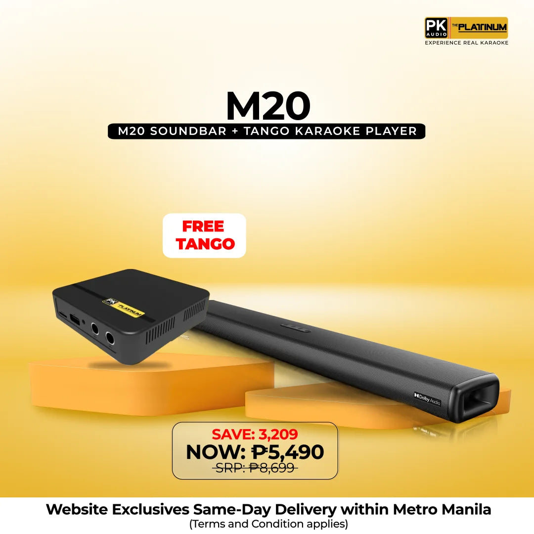 M20 2.0 CH Dolby Audio Soundbar with free Tango