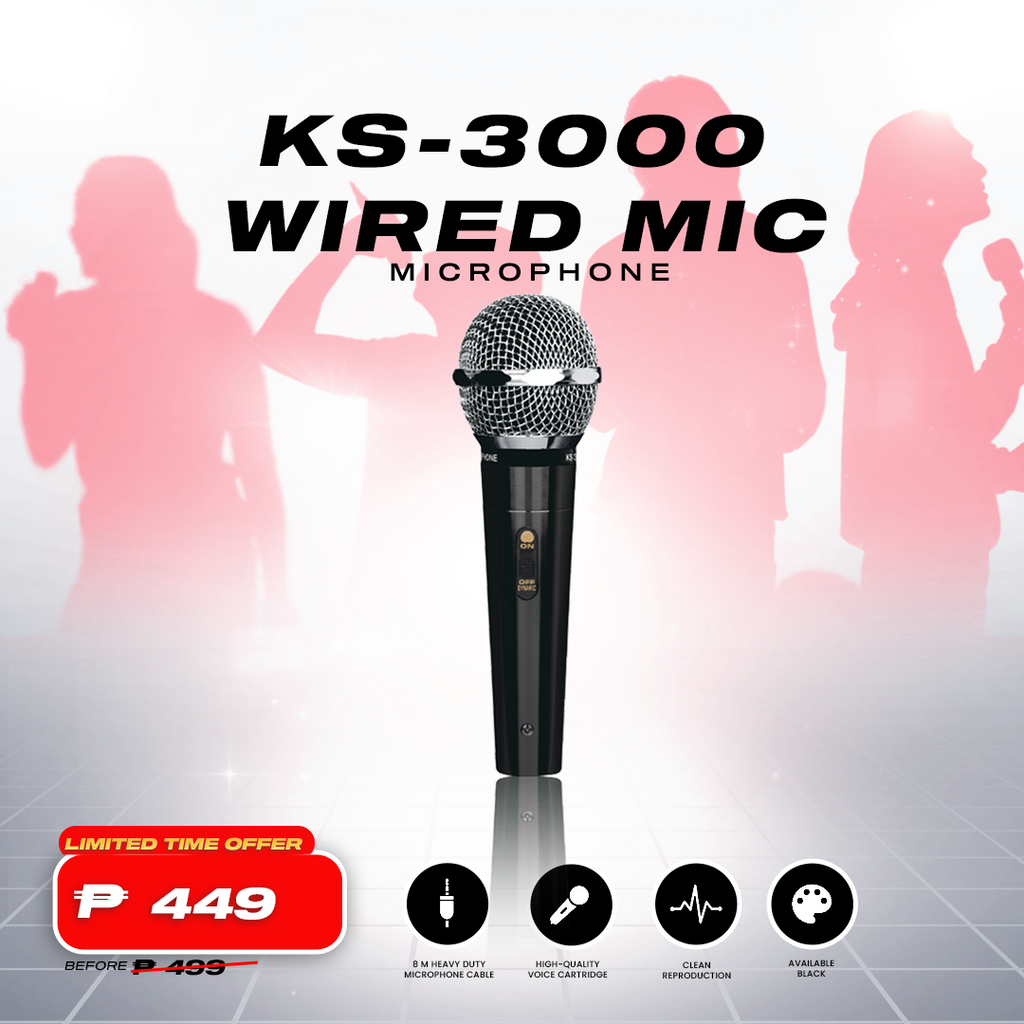 KS-3000 Wired Microphone