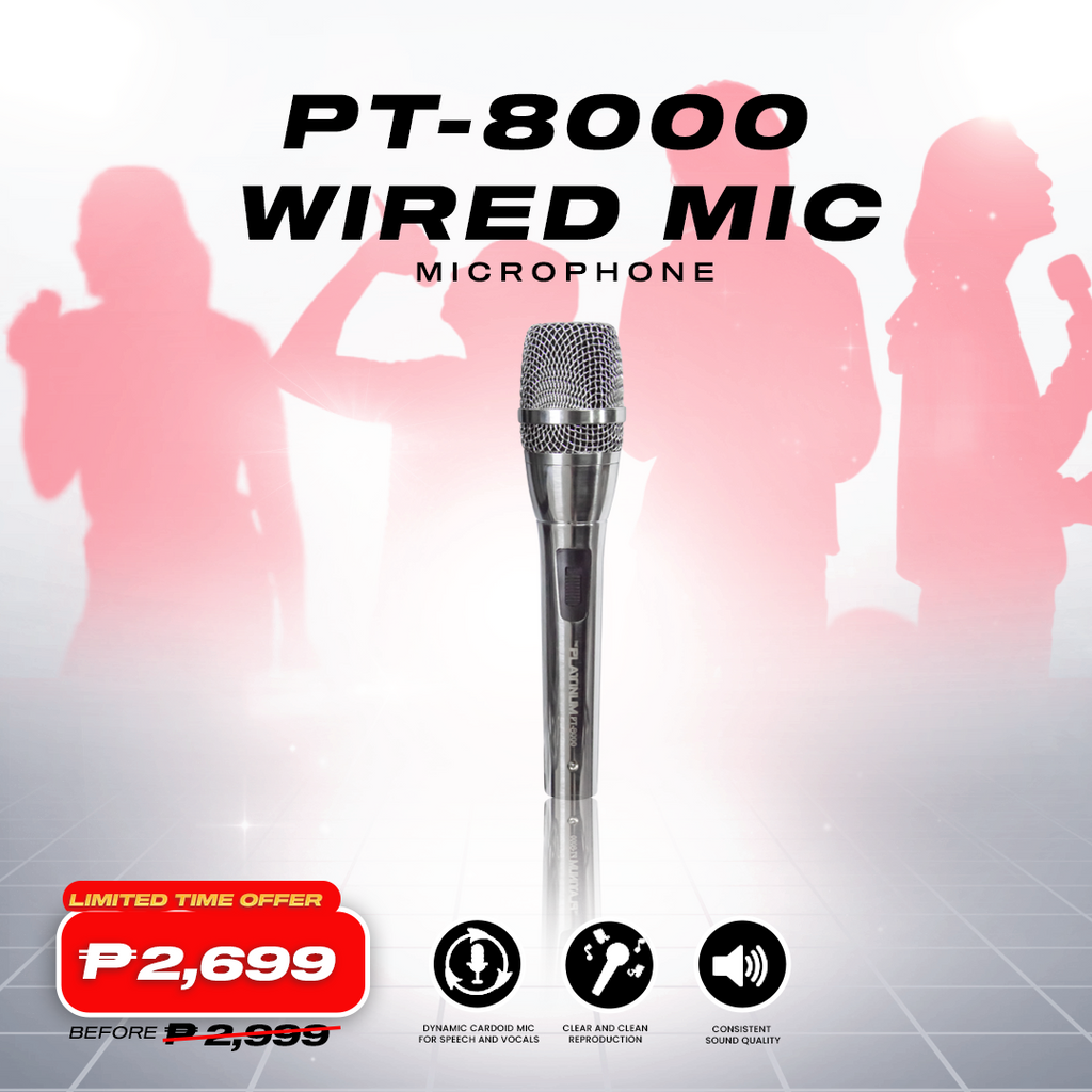 PT-8000 Wired Microphone