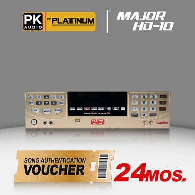 24 Months Song Authentication for Major HD-10