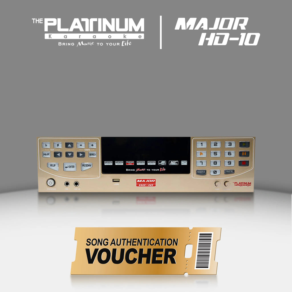 3 Months Song Authentication for Major HD-10