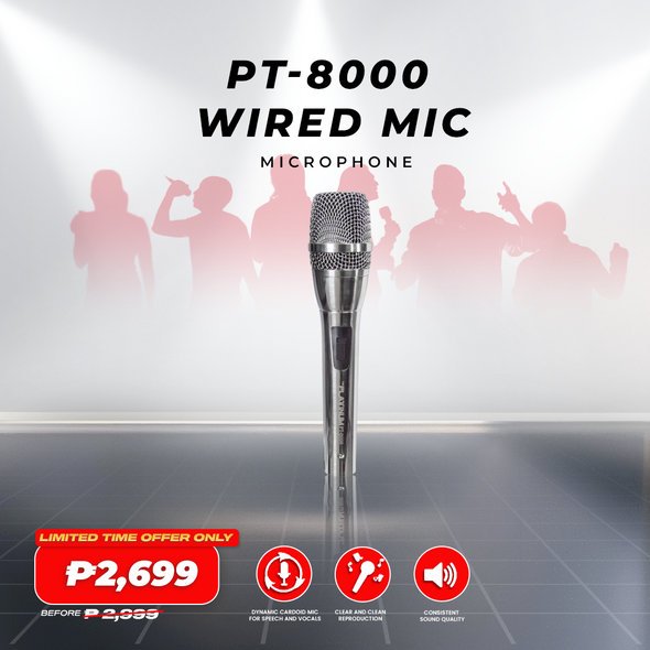 PT-8000 Wired Microphone