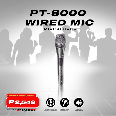 PT-8000 Wired Microphone