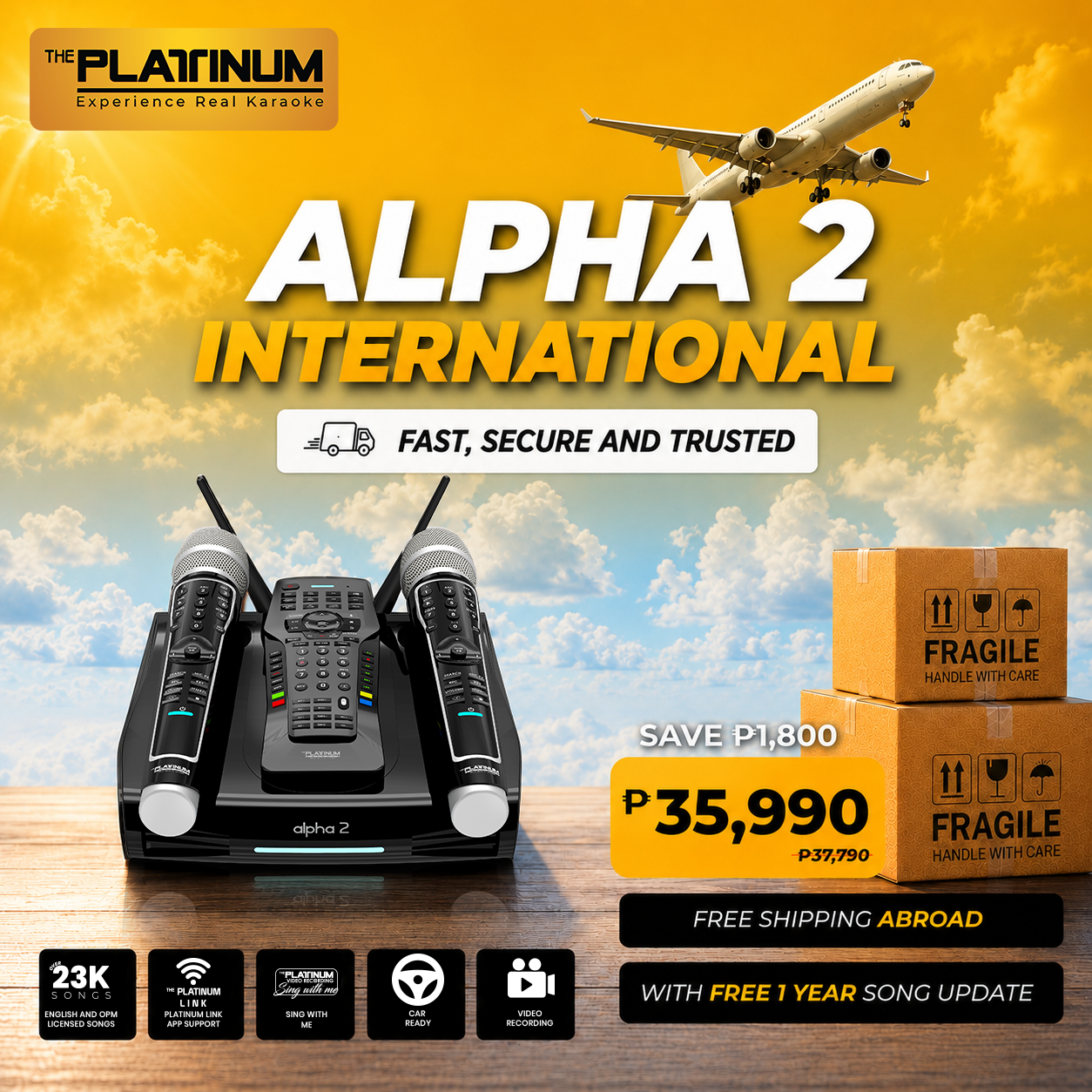 ALPHA 2 Free 1 Year Song Update - International