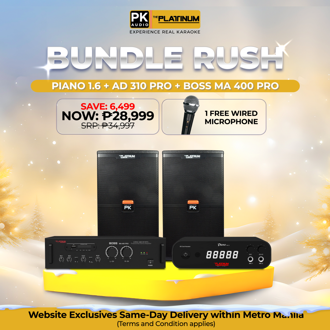 Piano 1.6 + AD-310 PRO + BOSS MA 400 PRO - Bundle Rush