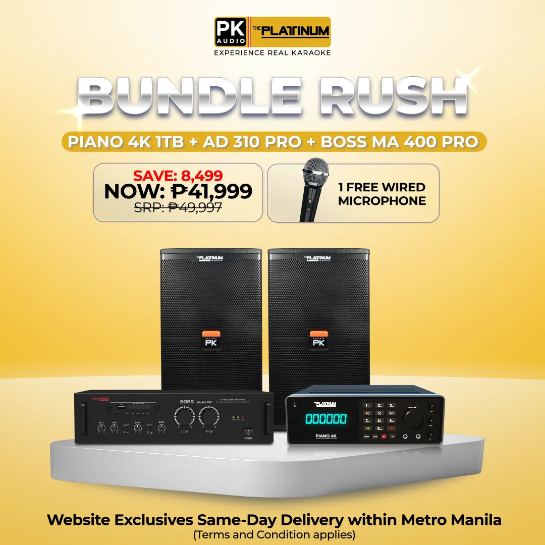 Piano 4K 1TB + AD-310 PRO + BOSS MA 400 PRO - Bundle Rush