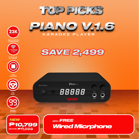 Piano v1.6 with Free Wired Microphone