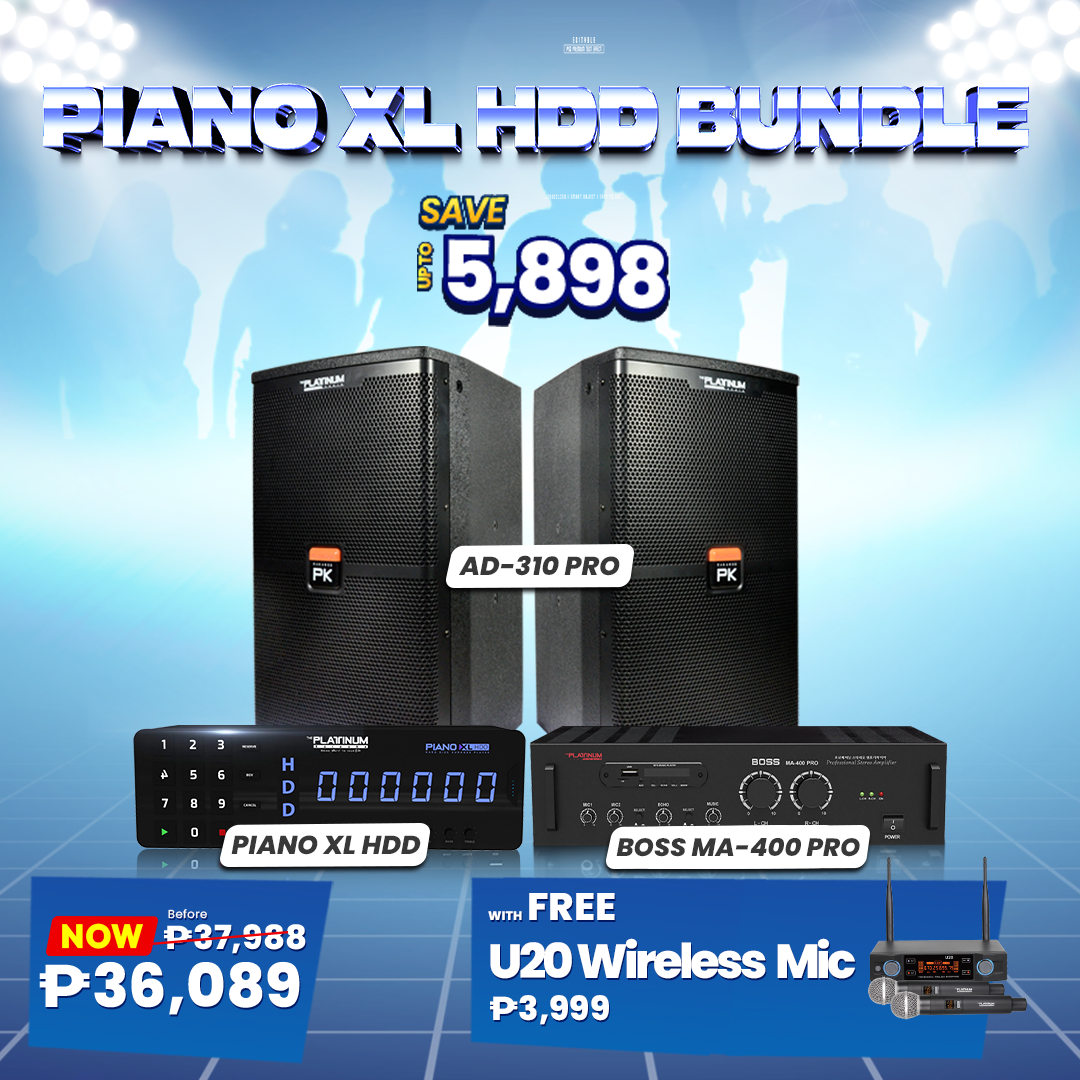 Piano XL HDD AD-310 Pro BOSS MA-400 Pro FREE U20