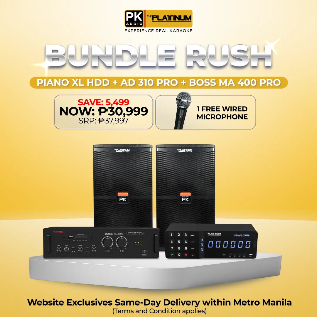 Piano XL HDD + AD-310 PRO + BOSS MA 400 PRO - Bundle Rush