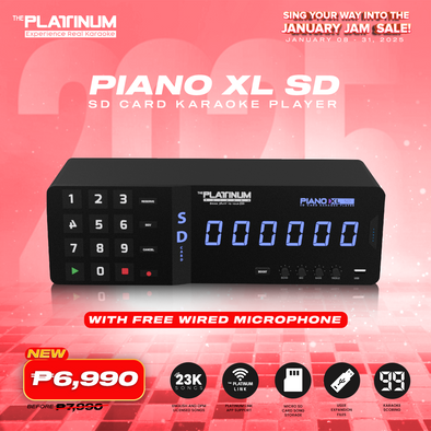 Piano XL SD Player with Free Wired Mic