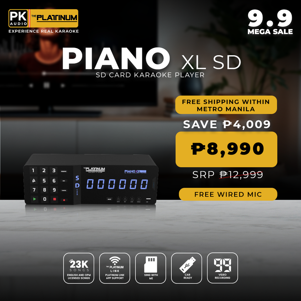 Piano XL SD with Free 1 Wired Microphone