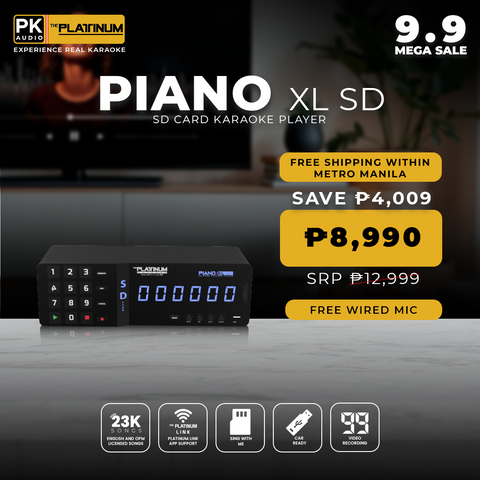 Piano XL SD with Free 1 Wired Microphone
