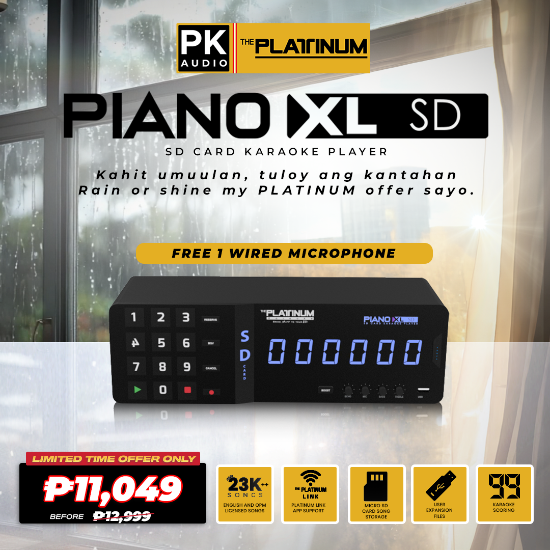 Piano XL SD with Free Wired Microphone