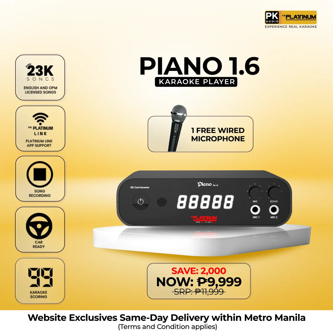 Piano 1.6 with Free Wired Microphone